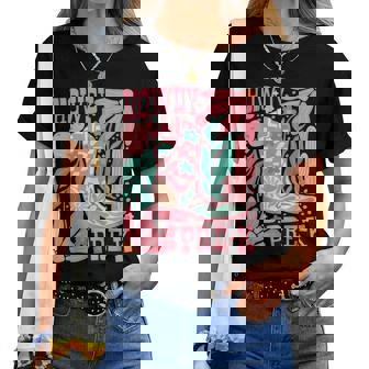 Howdy Prek Teacher Western Pre-K Grade Team Cowboy Cowgirl Women T-shirt - Thegiftio