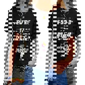 Humour Musculation Fille Licorne J’Peux Pas J’Ai Muscu T-shirt femme - Cadeauxyz