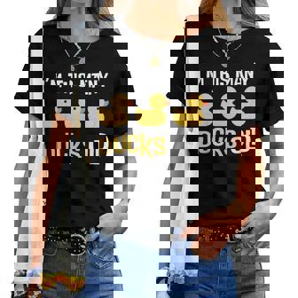 I'm This Many Ducks Old Duck 3Rd Birthday 3 Years Old Bday Women T-shirt - Thegiftio