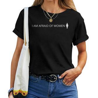 I'm Scared By Quote Gym Women T-shirt - Thegiftio UK