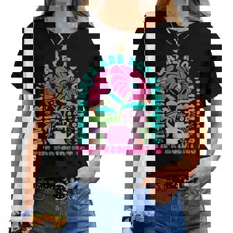 Immigrants Are Not Criminals The President Is Floral Retro Women T-shirt - Thegiftio