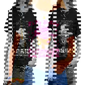 It's My Birthday Aquarius Black Woman Pink Camo Women T-shirt | Mazezy