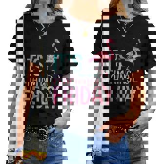 It's Flamingo Friday Women T-shirt - Thegiftio