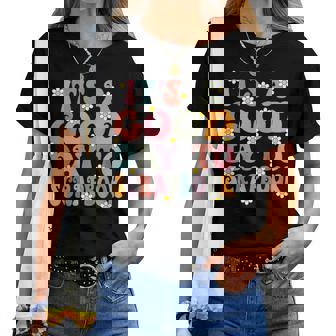 It's A Good Day To Scrapbook Groovy Retro Scrapbooking Women T-shirt | Mazezy