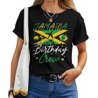 Jamaica Birthday Crew Squad Girls Family Trip 2025 Birthday Women T-shirt | Mazezy