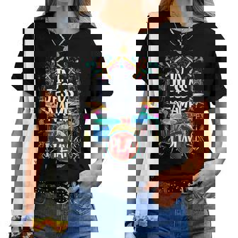 Jesus Name I Play Drums God Drumming Music Christian Drummer Women T-shirt - Thegiftio