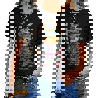 Joli Costume D'ours En Pelucheamouraï Pour Garçons Et Filles T-shirt femme - Cadeauxyz