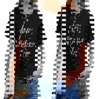 Jolie Tenue Deaint-Valentin Pour Happyalentine's Day T-shirt femme - Cadeauxyz