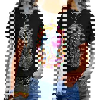 Jour Des Morts Dia De Los Muertosquelettes Danse Mexicaine T-shirt femme - Cadeauxyz