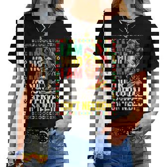 Junenth Black Queen African Black Black History Women T-shirt | Seseable UK