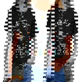 Just A Girl Who Loves Pigeons Carino Pigeon Bird Lover Maglietta da donna - Novitaregali