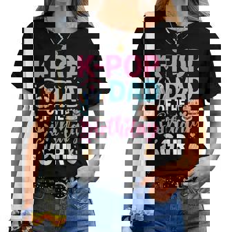 K-Pop Dad Of The Birthday Girl Women T-shirt | Mazezy