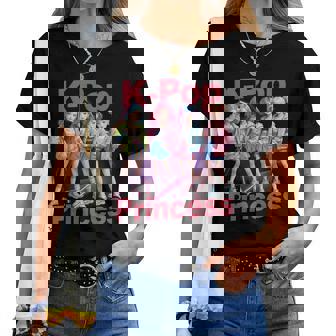 K-Pop Princesse Coréenne Pop Music Idol Groupe Concert Band Fille T-shirt femme - Cadeauxyz