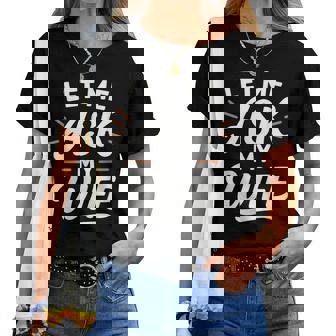 Let Me Ask My WifeSheaid No バックフロント 面白い レディースTシャツ - Kawaiitshirt