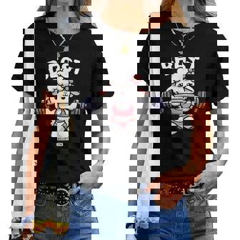 Linda Oveja Bestia Lindo Divertido Gimnasio Entrenamiento Es Fitness Camiseta de mujer - Regaloses