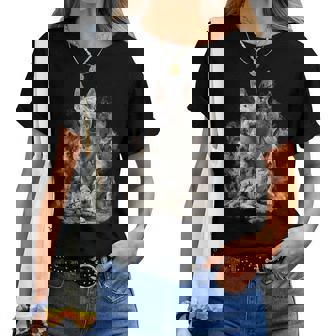 Lindo Bull Terrier Arte Para Hombres Y Es Bull Terrier Amante De Los Perros Camiseta de mujer - Regaloses