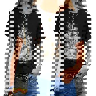 Lindo Bulldog Francés Arte Para Hombres Y Es Bulldog Francés Perro Camiseta de mujer - Regaloses