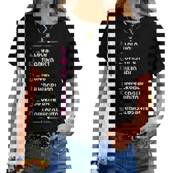 Louise Prenom Personnalisé Cadeau Prenom Louise T-shirt femme - Cadeauxyz