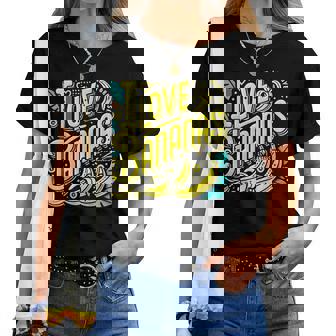 I Love Bananas Frutta Divertenteegetariano Maglietta da donna - Novitaregali