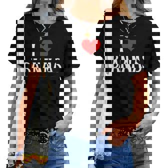 I Love Bananas I Heart Bananas Carino Banana Amante Della Frutta Maglietta da donna - Novitaregali