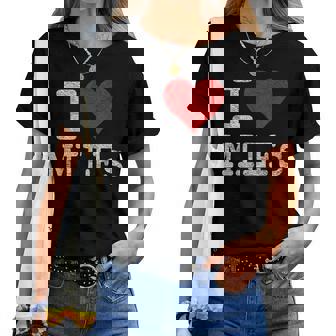 I Love Heart Milfs Donne Anziane Mamme Maglietta da donna - Novitaregali