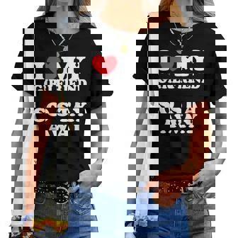 I Love My Girlfriend I Love My Girlfriendotay Away レディースTシャツ - Kawaiitshirt