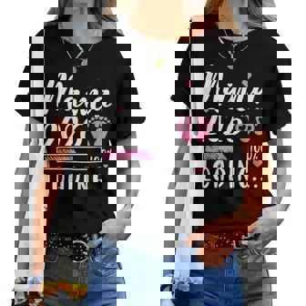 Mamma 2026 Loading Mamma In Attesa Annuncio Di Gravidanza Maglietta da donna - Novitaregali