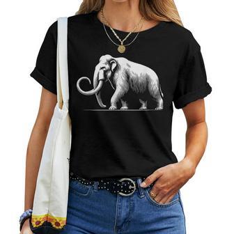 Mammoth Dad Mom Lover Monochromatisches Mammut T-shirt Frauen - Geschenkecke