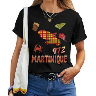 Martinique 972 Idee Cadeauouvenir tyle Madras T-shirt femme - Cadeauxyz