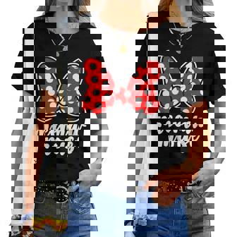 Meemaw Mouse Family Vacation Bow Women T-shirt - Thegiftio