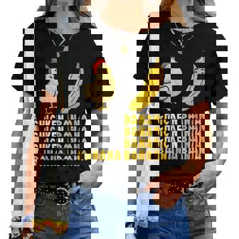 Meme Divertido De Baile De Pollo Y Plátano Para Niñas Es Y Niños Camiseta de mujer - Regaloses