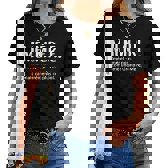 Mémère Fete Des Meres Idée Drole Grand-Mère Mémère T-shirt femme - Cadeauxyz