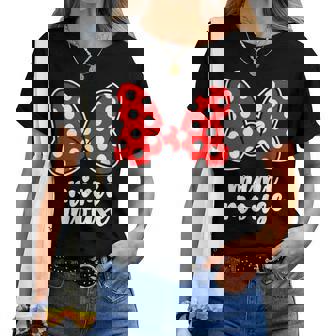 Mimi Mouse Family Vacation Bow Women T-shirt - Thegiftio