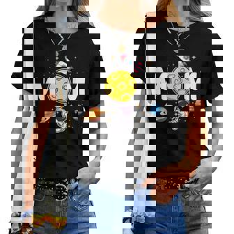 Mom Of The Birthday Boy Space Astronaut 1St Birthday Family Women T-shirt - Thegiftio