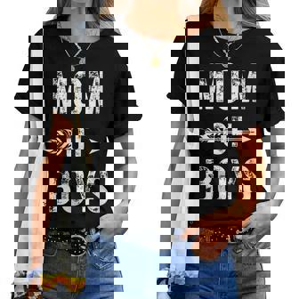 Mom Of Boys Fête Des Mères Pour Les Mamans T-shirt femme - Cadeauxyz