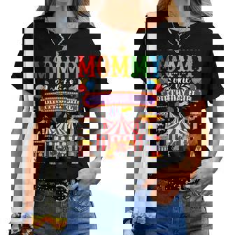 Mommy Of The Birthday For Girl Circus Carnival Family Party Women T-shirt | Mazezy