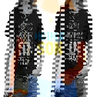 Mother Son Travel Mother's Day Mum Matching Mother Son Mum Women T-shirt - Thegiftio