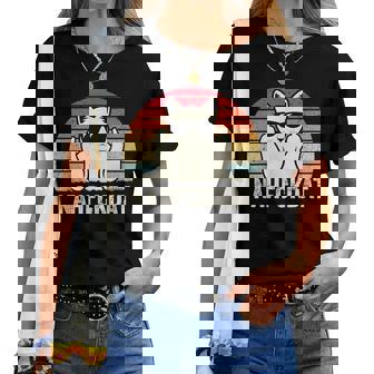 Nahfckdat Nah Fck Dat Divertido Amante De Los Gatos Bromaarcástica Camiseta de mujer - Regaloses