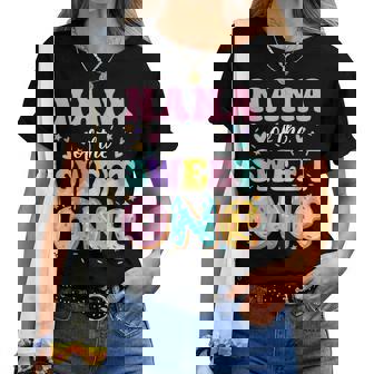 Nana Of The Sweet One 1St Birthday Donut Bday Party Women T-shirt | Mazezy