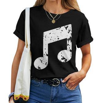 Nota Musical Cuello Camiseta de mujer - Regaloses