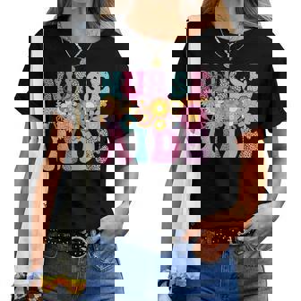 Nurse Aide Week Groovy Leopard Appreciation Day For Women Women T-shirt - Thegiftio