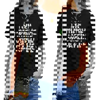 Ojalá Motherlode Trabajara En Laida Real Divertido Retro Gamer Camiseta de mujer - Regaloses