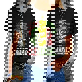 One Love Jamaica 2025 Hibiscus Flower Caribbean Vacation Women T-shirt | Mazezy