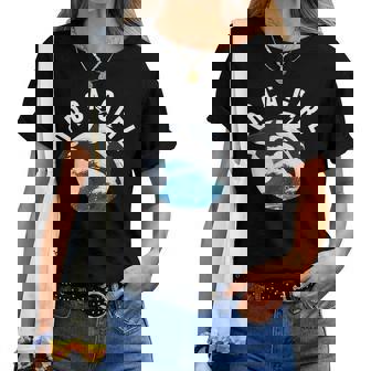 Orca Girl Familia Ballenaalvaje Animales Marinosidailvestre Niños Y Niñas Camiseta de mujer - Regaloses