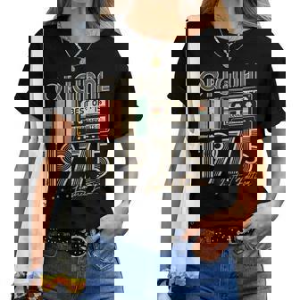 Original 1975Intage 50E Anniversaire Cadeau S Hommes T-shirt femme - Cadeauxyz