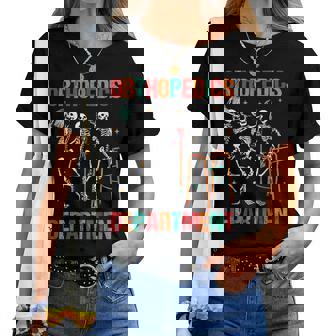 Orthopedics Department Skeleton Ortho Squad Nurse Rn Women T-shirt - Thegiftio