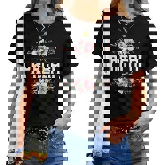 Parcera Colombia Diseño Floral Camiseta de mujer - Regaloses