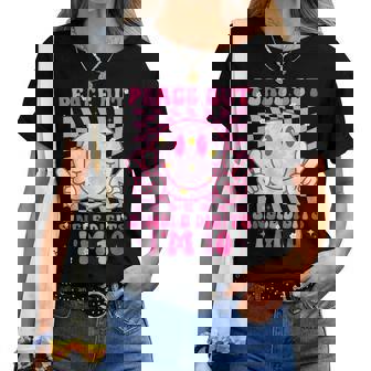 Peace Single Digits I'm 10 Smile Face For Birthday Girls Women T-shirt - Thegiftio