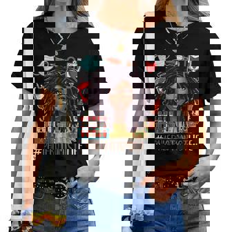 Phlebotomist Costume Afro Woman Proud Black History Women T-shirt - Thegiftio