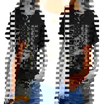 I Still Play Duck Hunting On Back Women T-shirt | Mazezy